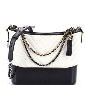 Chanel Gabrielle Hobo Chevron Aged #240941C24B